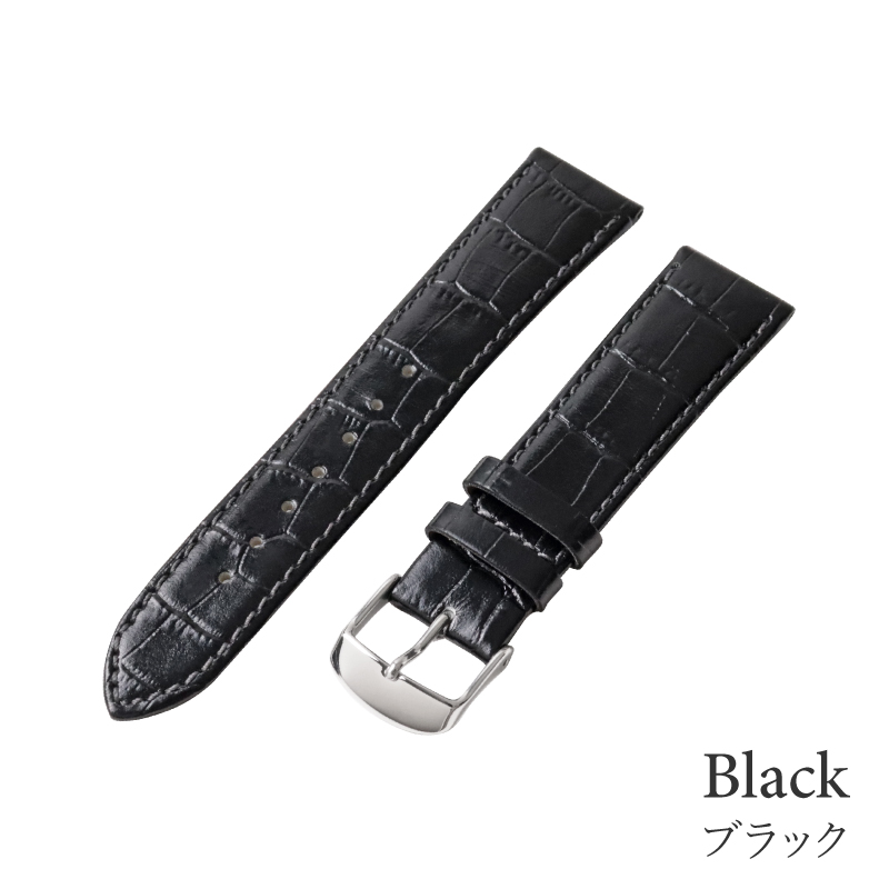 BAMBI 最高級クロコダイル 22mm カシスDバックル付き 中古美品