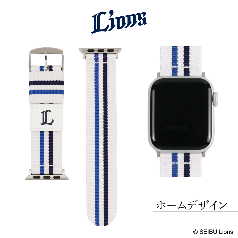 BAMBI アップルウォッチ バンド パ・リーグ 6球団デザイン ファイターズ 楽天イーグルス ライオンズ マリーンズ バファローズ ホークス パリーグ RWL003-004 |  | 05