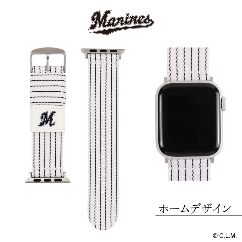 BAMBI アップルウォッチ バンド パ・リーグ 6球団デザイン ファイターズ 楽天イーグルス ライオンズ マリーンズ バファローズ ホークス パリーグ RWL003-004 |  | 07