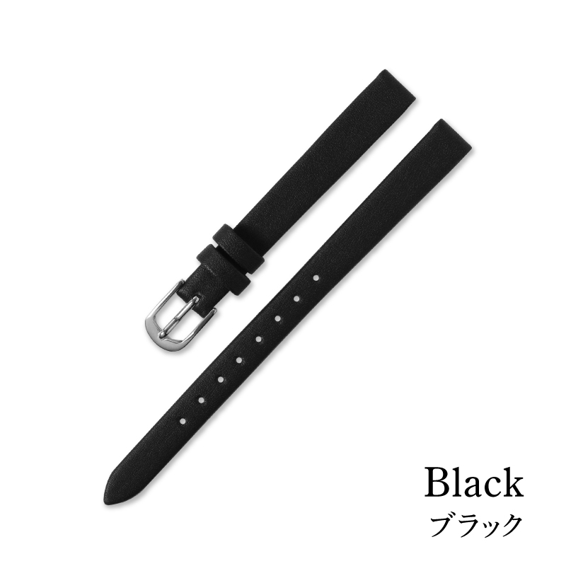 BAMBI 撥水レザー 本革 細幅 6mm 7mm 8mm 9mm 10mm 12mm 時計