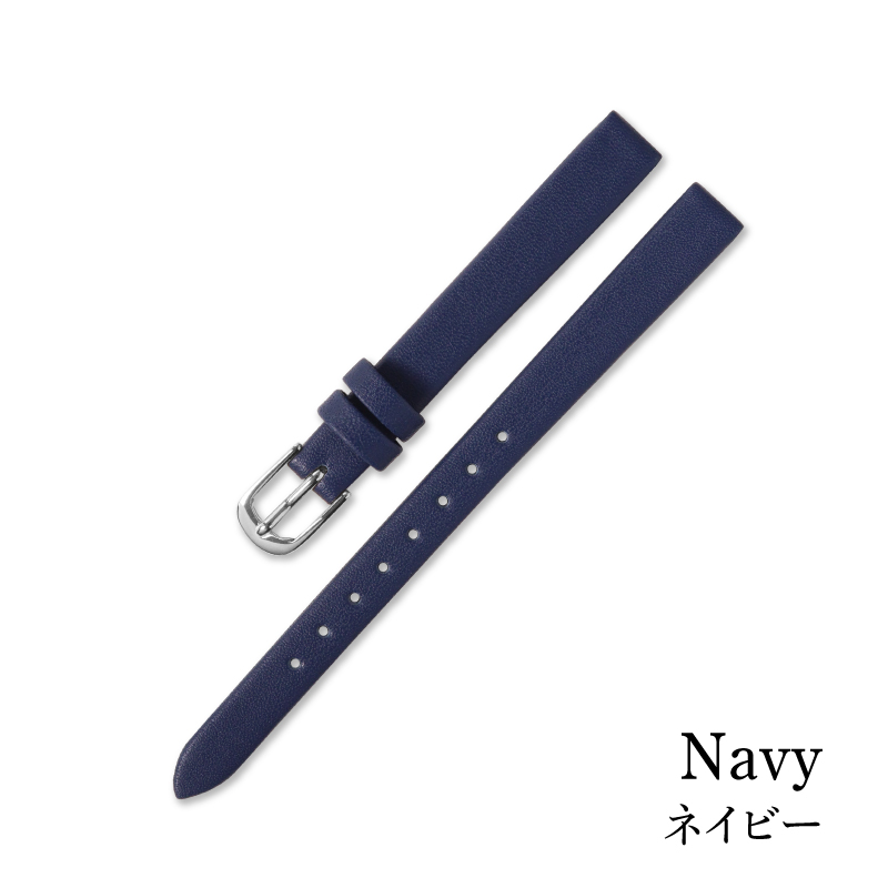 BAMBI 撥水レザー 本革 細幅 6mm 7mm 8mm 9mm 10mm 12mm 時計