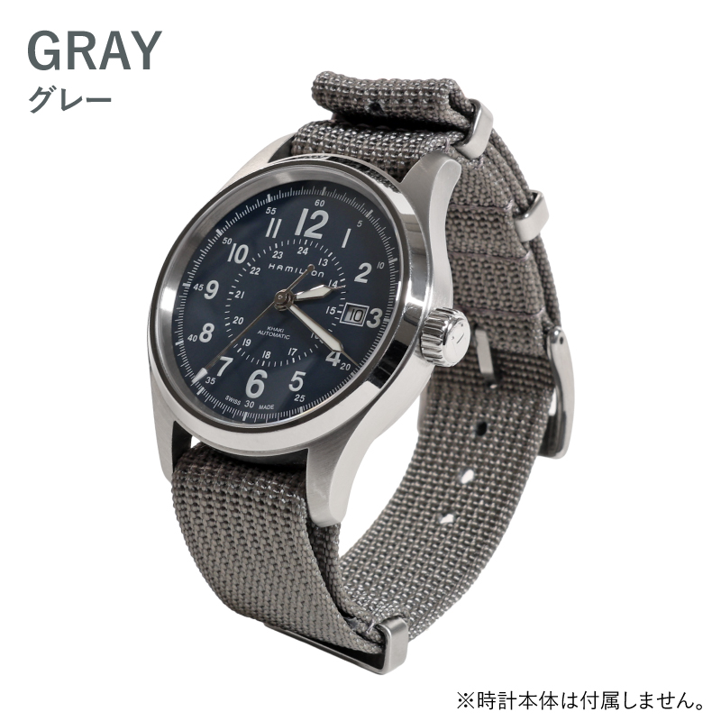 NATOベルト 18ｍｍ 20mm 22ｍｍ 時計ベルト 腕時計 ベルト 時計バンド 時計 バンド nato ナイロン MG001 タイメックス ダニエルウェリントン ノット 対応 | BAMBI | 03