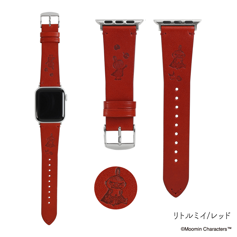 【公式】 ムーミン 栃木レザー アップルウォッチ バンド 革 本革 MOOMIN AppleWatch 41mm 44mm 45mm レディース メンズ ブランド 男性 女性 MOM01 | Apple Watch | 04