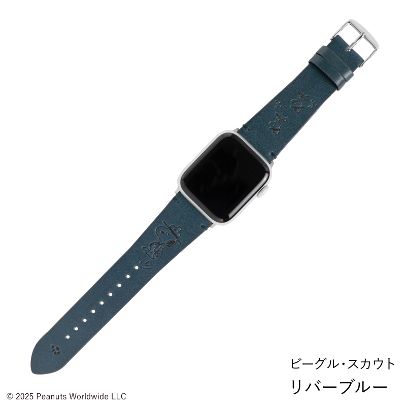 【公式】 スヌーピー 栃木レザー アップルウォッチ バンド 革 本革 PEANUTS ピーナッツ AppleWatch 41mm 44mm 45mm レディース メンズ ブランド 男性 女性 SNP03 | Apple Watch | 08