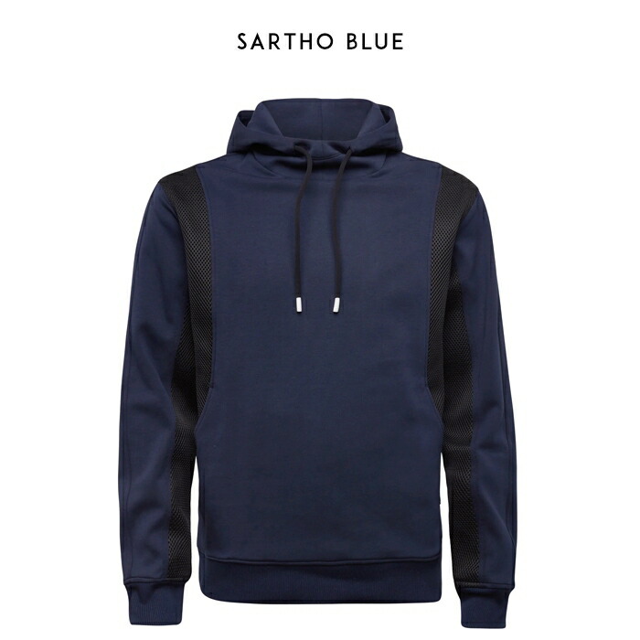 G-Star RAW パーカー XS ブラック/ブルー G-STAR RAW G-STAR ジースター パーカー スウェット プルオーバー