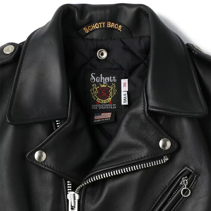 SCHOTT（ショット） 613US ONE STAR TALL ワンスター トール レザー