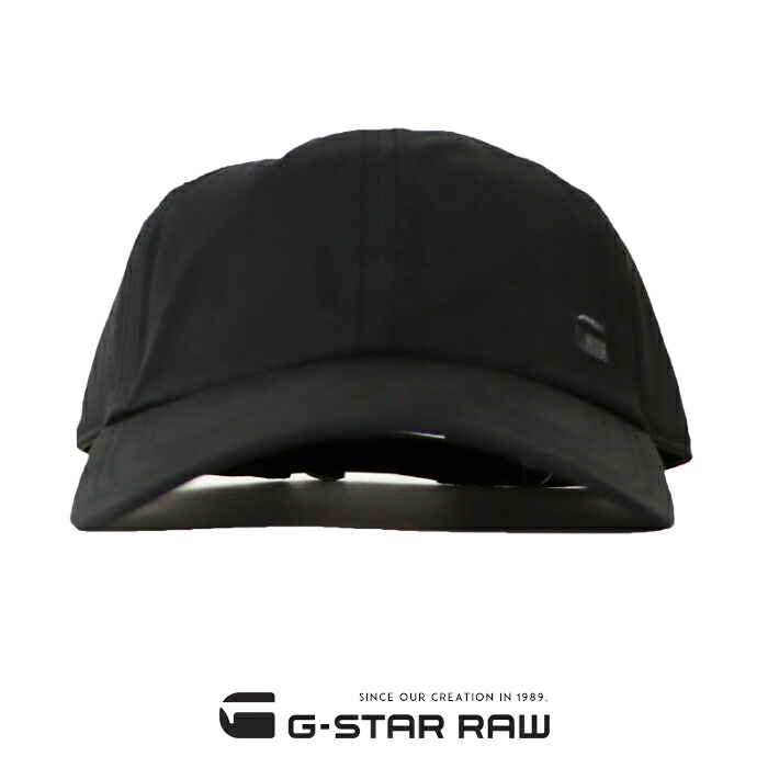   Jeans キャップ G-STAR RAW G-STAR ジースター キャップ スナップバック ブラック 黒