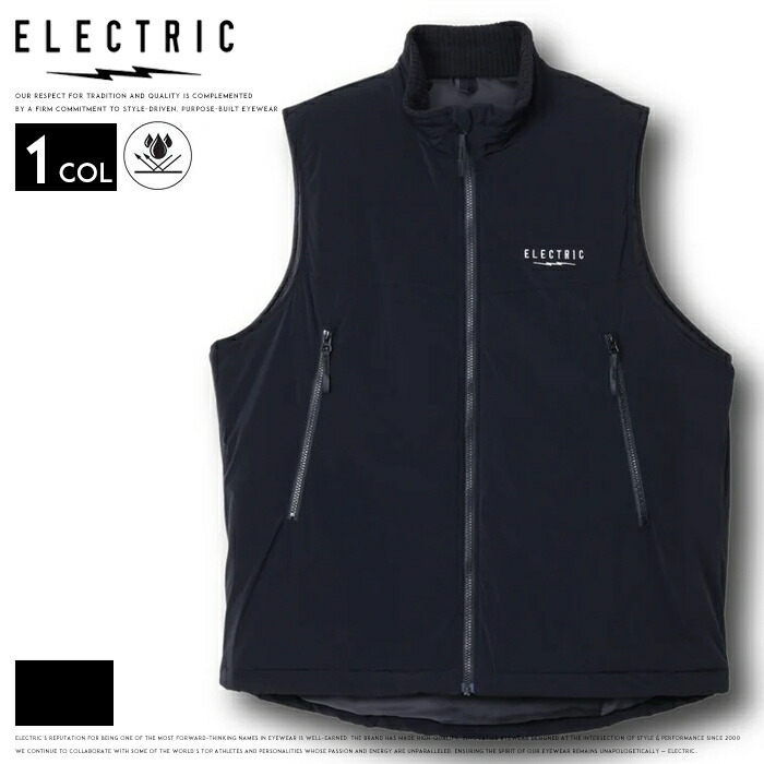 ELECTRIC（エレクトリック） 中綿ベスト ダウンベスト アウター 撥水