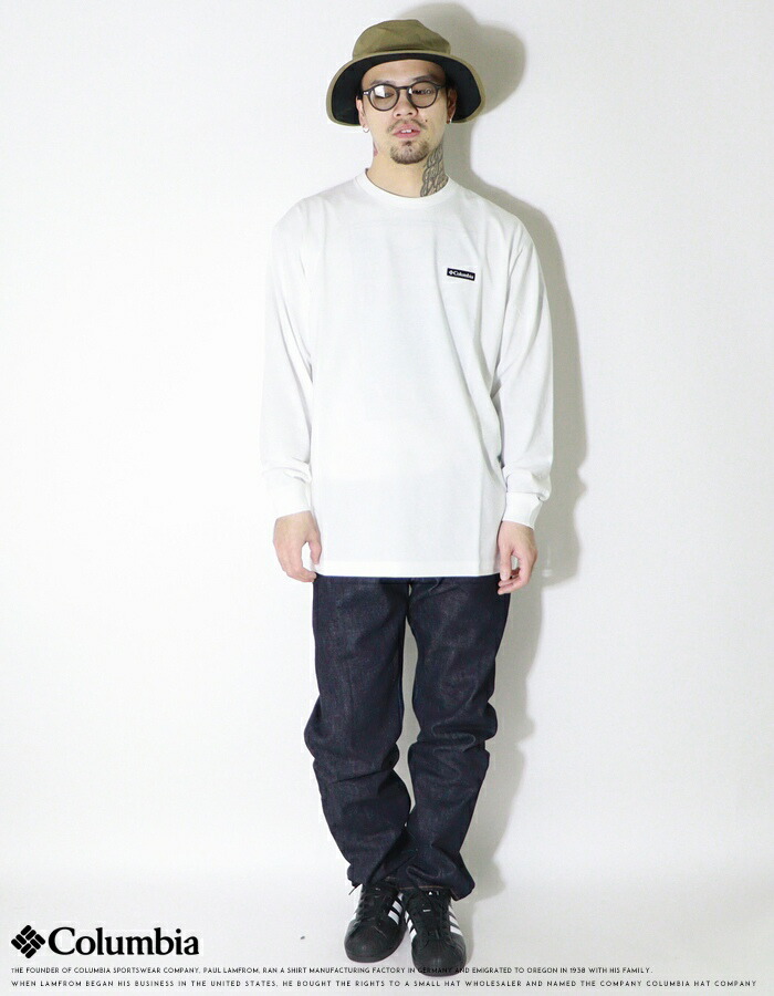 Columbia（コロンビア） 長袖Tシャツ ロンT tシャツ ロゴ 吸湿速乾性