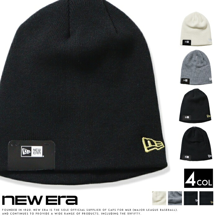NEW ERA（ニューエラ） ニット帽 ニットキャップ ビーニー 帽子 ロゴ