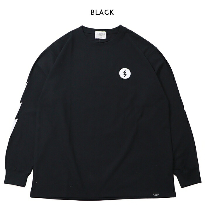 ELECTRIC（エレクトリック） ロンT 長袖Tシャツ プリント 接触冷感