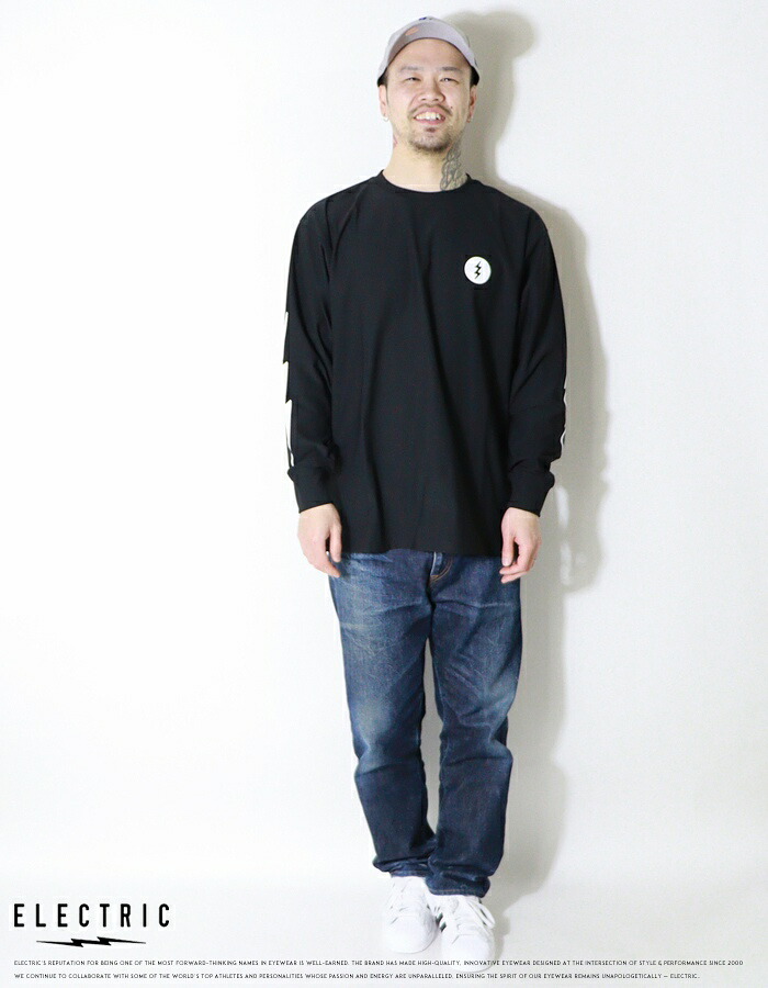 ELECTRIC（エレクトリック） ロンT 長袖Tシャツ プリント 接触冷感