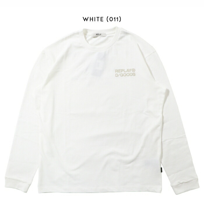 REPLAY（リプレイ） tシャツ 長袖 ロンT プリント ロゴ アメカジ 
