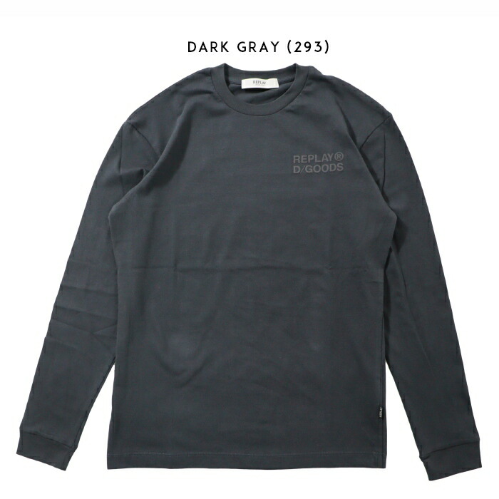 REPLAY（リプレイ） tシャツ 長袖 ロンT プリント ロゴ アメカジ 