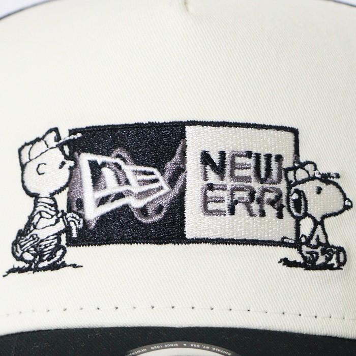 9FORTY ピーナッツ チャーリー・ブラウン ゴルフ GOLF ロゴ スナップ