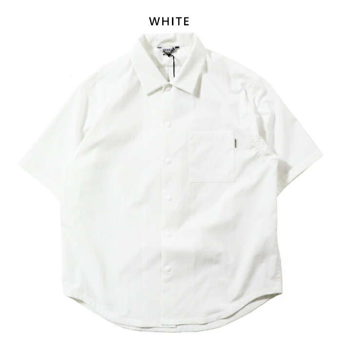 DENHAM カジュアルシャツ メンズ DENHAM（デンハム） シャツ 半袖シャツ ポケット 半袖 ロゴ アメカジ