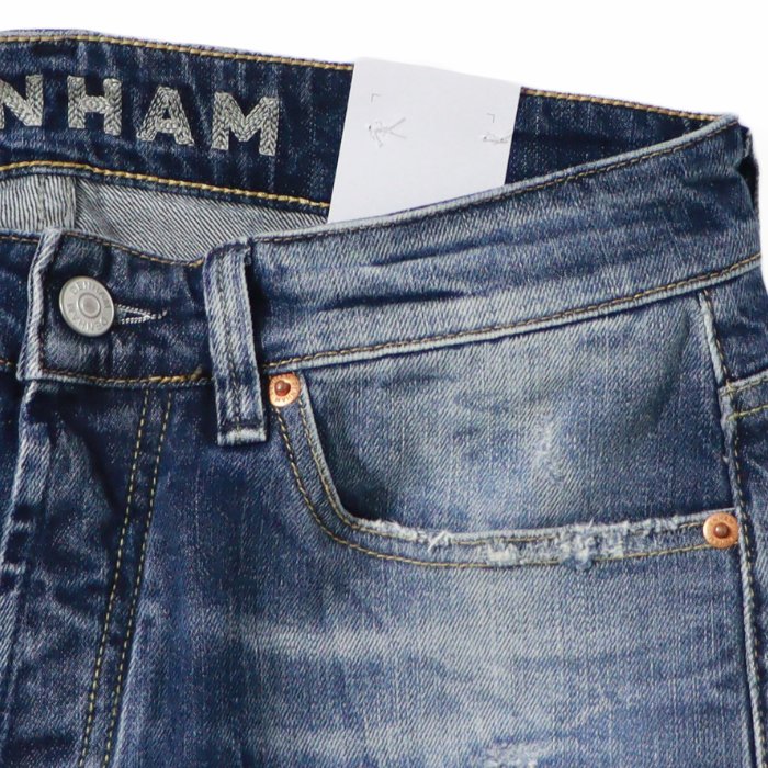 DENHAM（デンハム） ジーンズ ストレッチ スリム ダメージ加工 デニム