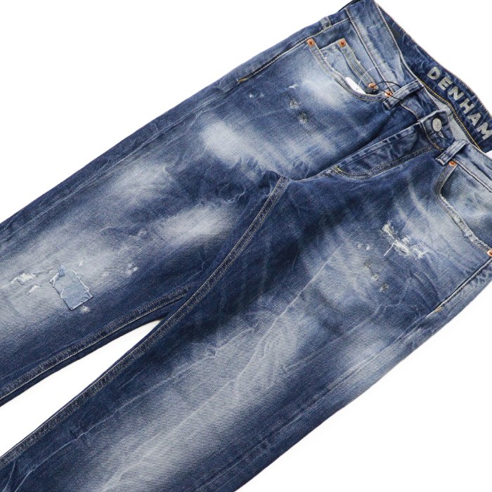 DENHAM（デンハム） ジーンズ ストレッチ スリム ダメージ加工 デニム