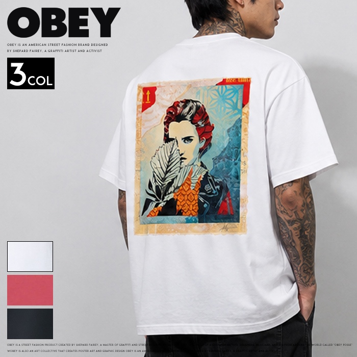 OBEY（オベイ） tシャツ 半袖 プリント シェパード・フェアリー
