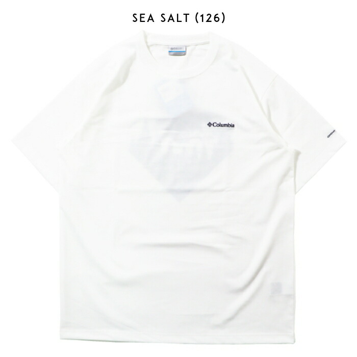 Columbia（コロンビア） tシャツ 速乾 半袖 プリント ロゴ 吸湿速乾性