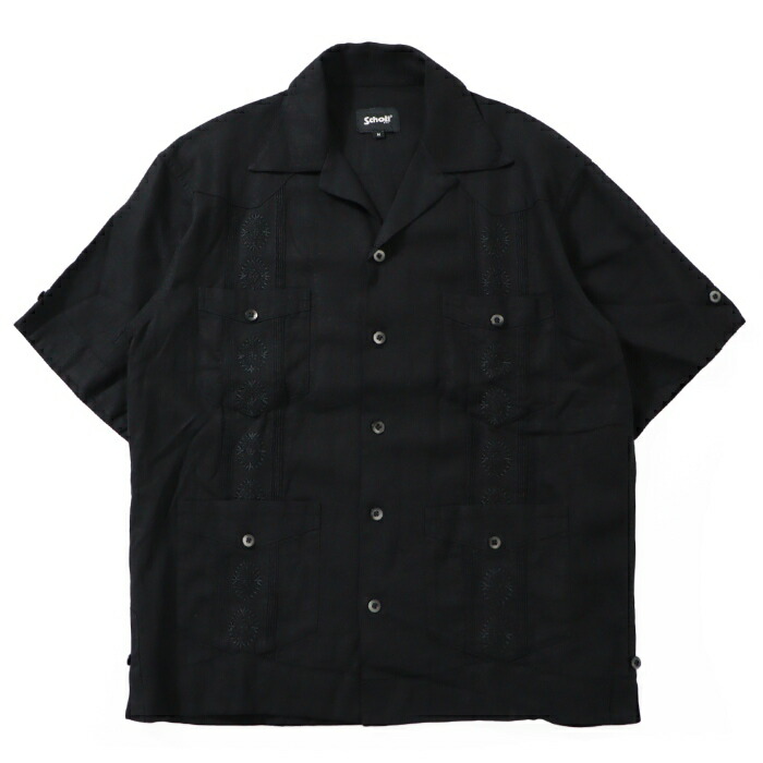 SCHOTT（ショット） キューバシャツ 半袖シャツ 開襟シャツ 50's