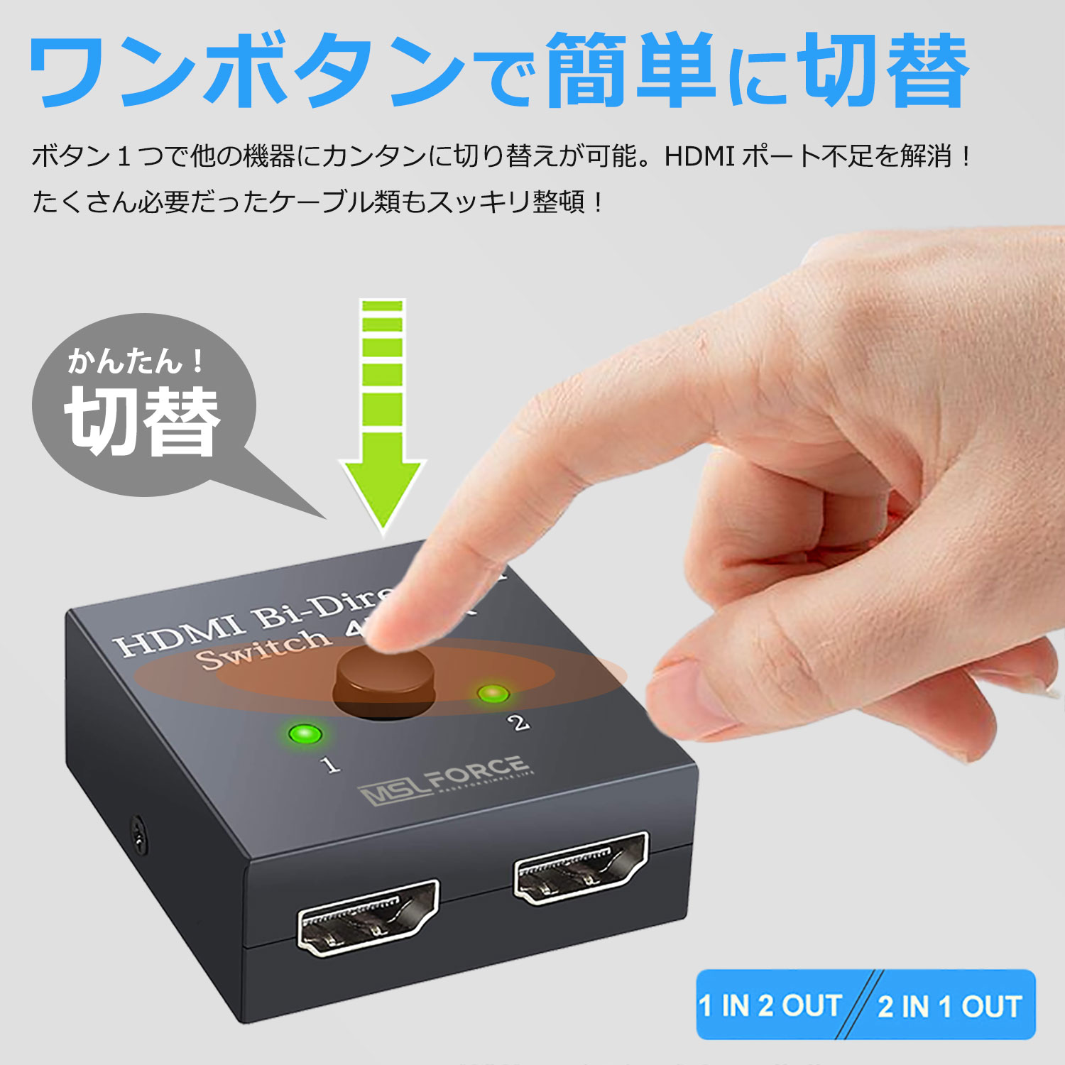 本日最大600円引き HDMI切替器 ハブ 分配器 アダプタ 4K HDMI コネクタ