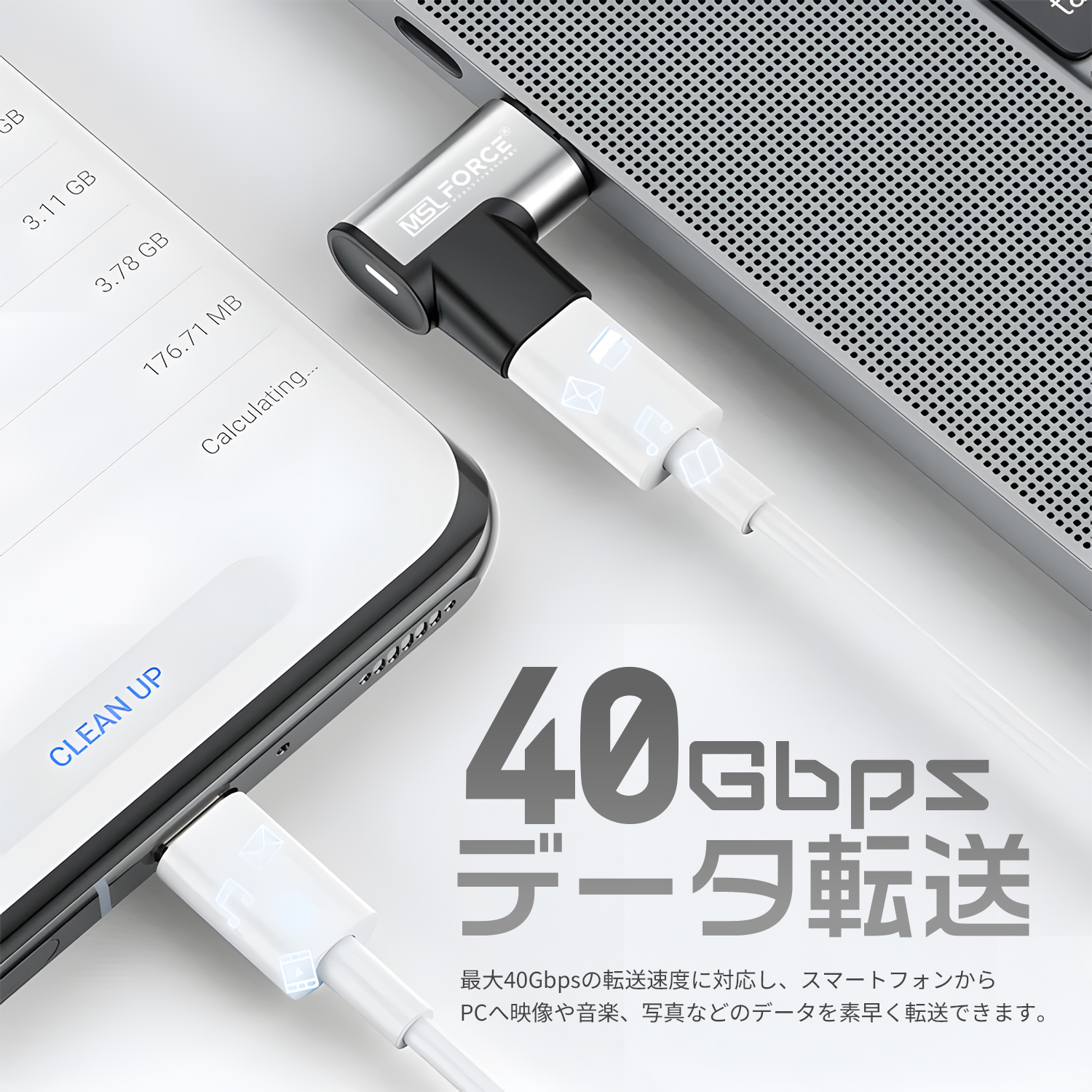 MSL FORCE 【最大600円引き】Type-C マグネット式 24ピン 変換アダプタ