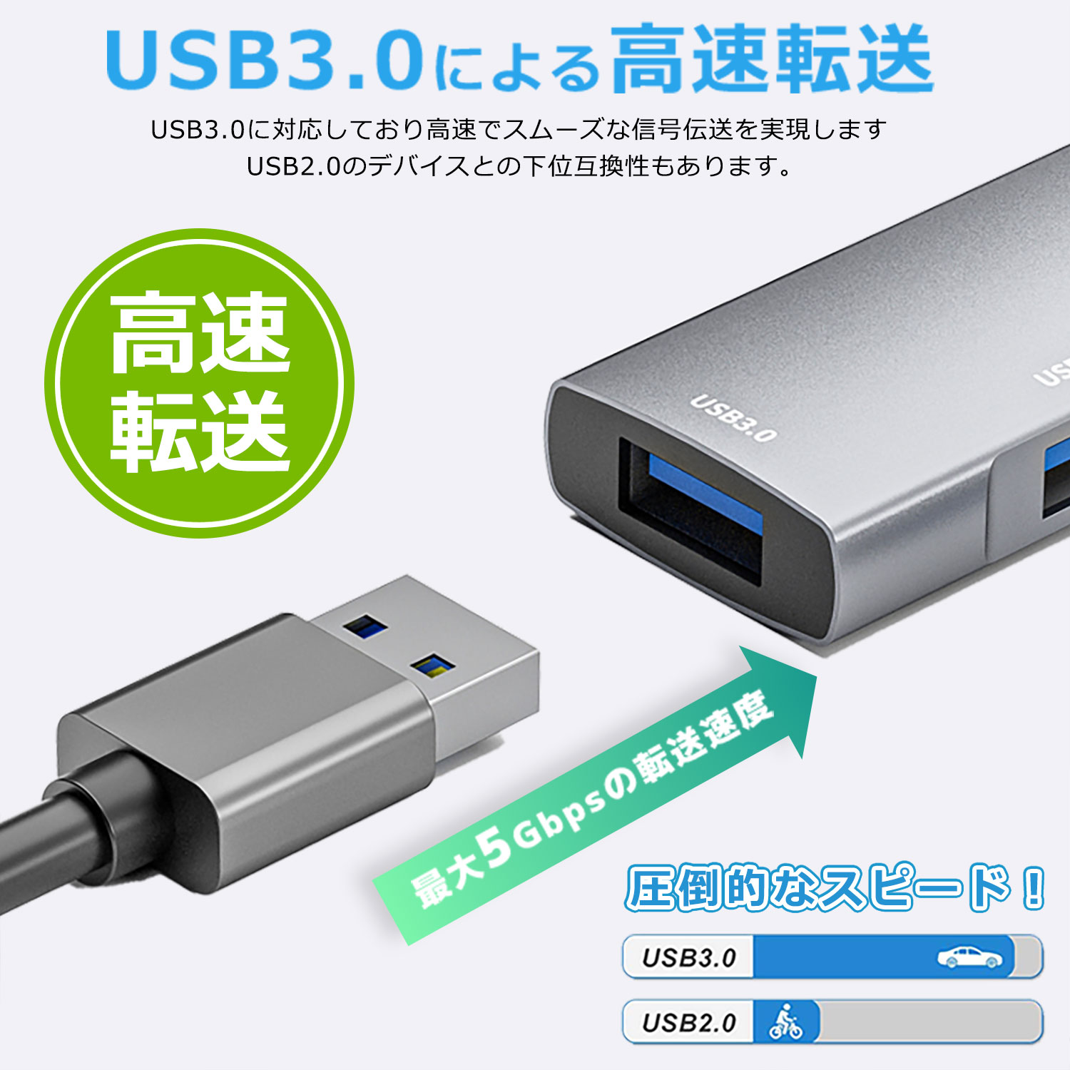 MSL FORCE 【最大600円OFF限定クーポン】Type-C Type-A USBハブ 4