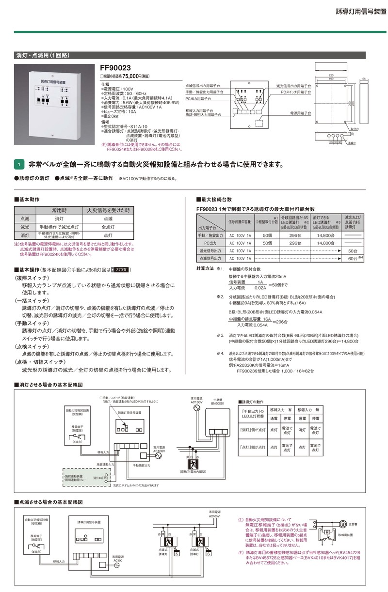 日本限定 しもやな商店パナソニック Panasonic 誘導灯用 信号装置 1