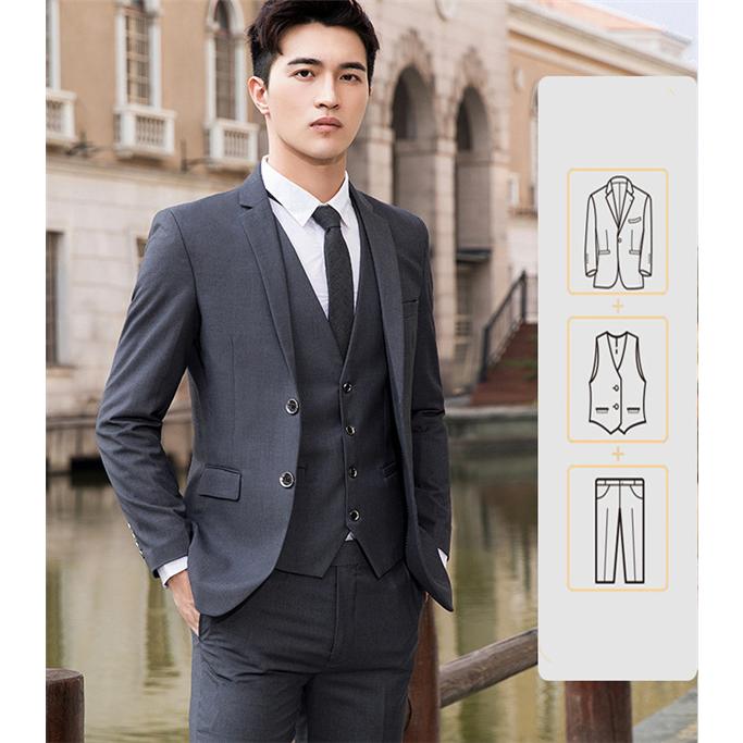 スーツセレクト　ビジネススーツ　メンズ　２着セット CLASSICO TAPERED】【年間】2釦シングルスリーピーススーツ 1
