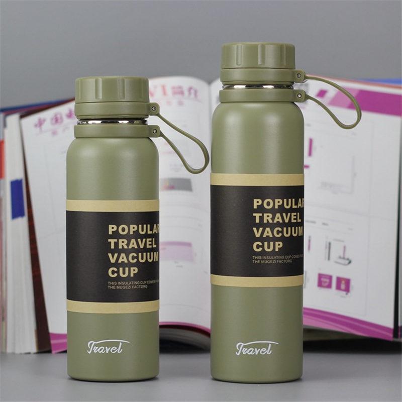 水筒 保温 保冷 魔法瓶 スポーツ 1100ml 大人 850ml 保温ポット 登山 運動会 自転車 ステンレスボトル 夏 ギフト 持ち運び 直飲み | ブランド登録なし | 03