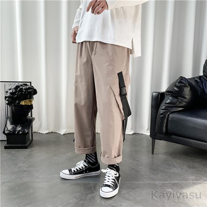 カーゴパンツ メンズ 接触冷感 ゆったり テーパードパンツ ひんやり 9分丈 ジョガーパンツ 薄手速乾 イージーパンツ 蒸れない 涼感 カジュアル | ブランド登録なし | 02