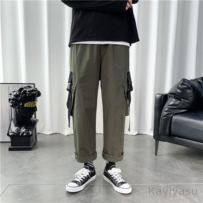 カーゴパンツ メンズ 接触冷感 ゆったり テーパードパンツ ひんやり 9分丈 ジョガーパンツ 薄手速乾 イージーパンツ 蒸れない 涼感 カジュアル | ブランド登録なし | 03