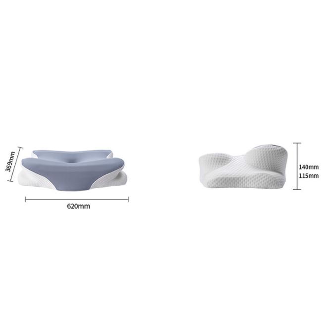枕 首が痛くならない 人気 まくら 複数の睡眠エリア 人間工学 高め 低め pillow 枕 低反発 安眠枕 横向き寝 枕 快眠枕 2つの高さオプション | ブランド登録なし | 01