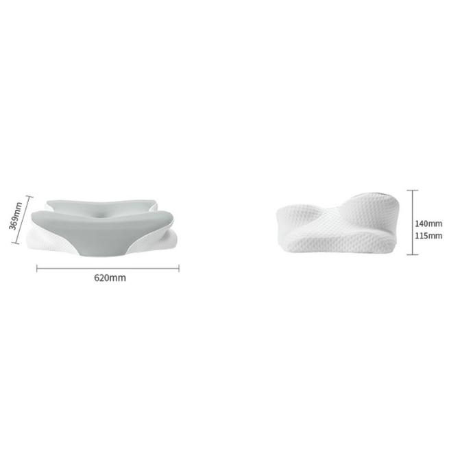 枕 首が痛くならない 人気 まくら 複数の睡眠エリア 人間工学 高め 低め pillow 枕 低反発 安眠枕 横向き寝 枕 快眠枕 2つの高さオプション | ブランド登録なし | 02