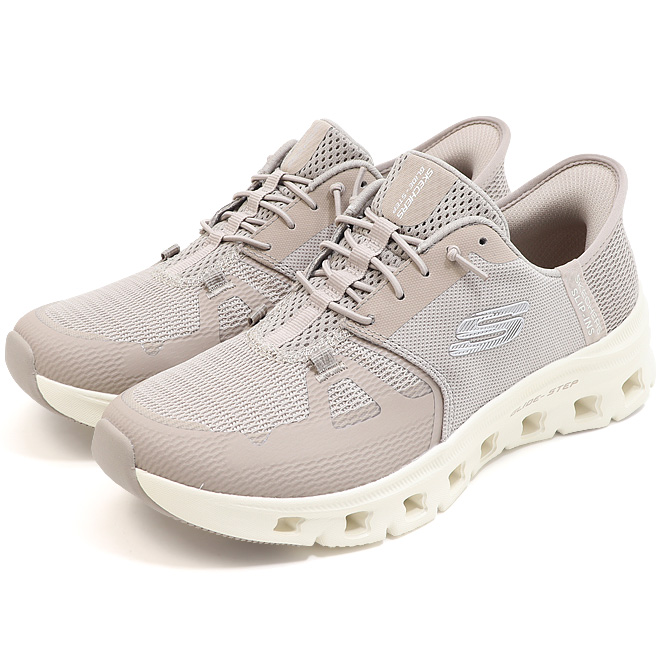 SKECHERS スケッチャーズHands Free Slip-ins ベージュ SKECHERS スケッチャーズ レディース スリップインズ グライド