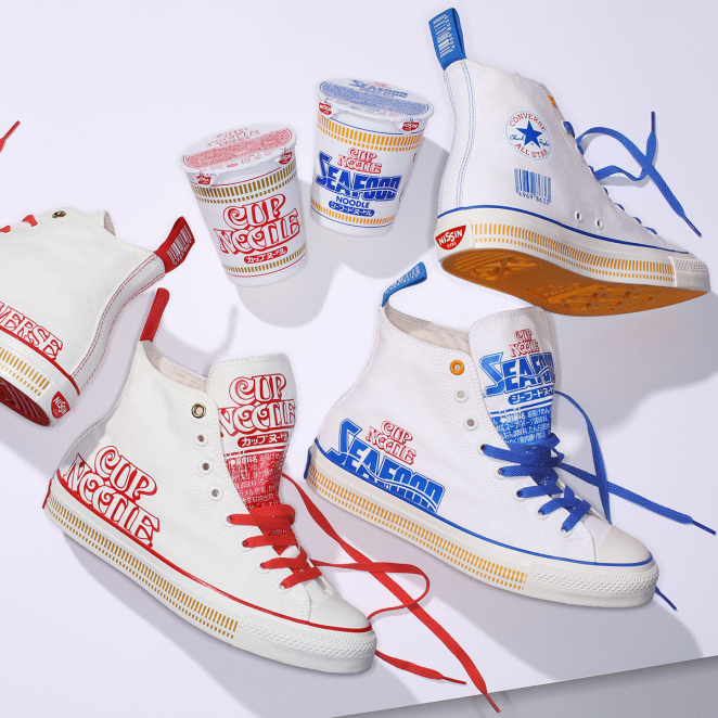 コンバース オールスター (R) カップヌードル ＨＩ シーフード CONVERSE ALL STAR (R) CUPNOODLE HI  SEAFOOD ユニセックス メンズサイズ 31308041