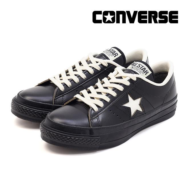 美品★ ONE STAR コンバース ワンスター 28.0㎝ ブラック レザー ONE STAR コンバース ワンスター J ブラック ローカット レザー