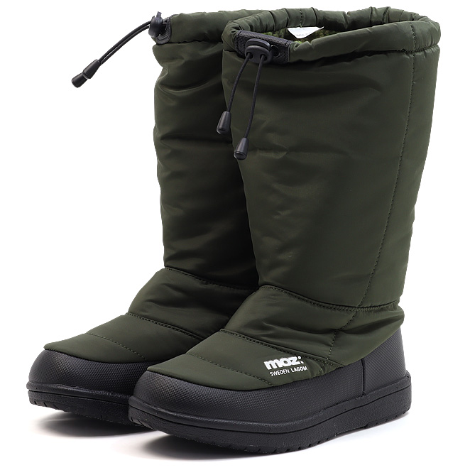 moz（モズ） レディース ウィンター ブーツ moz MZ-8000 ブラック