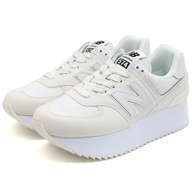 ニューバランス new balance NB 574+ WL574Z BJ WHITE 幅：B ロー...