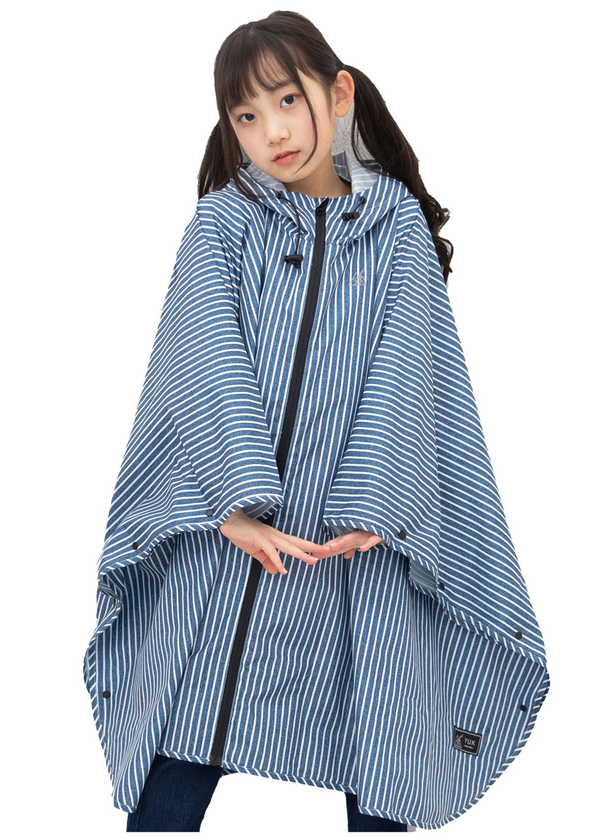 yuk レインポンチョ キッズ YUK レインコート ランドセル対応