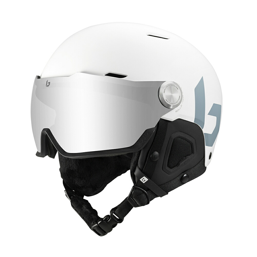 送料無料 bolle (ボレー) ヘルメット 23-24モデル MIGHT VISOR マット