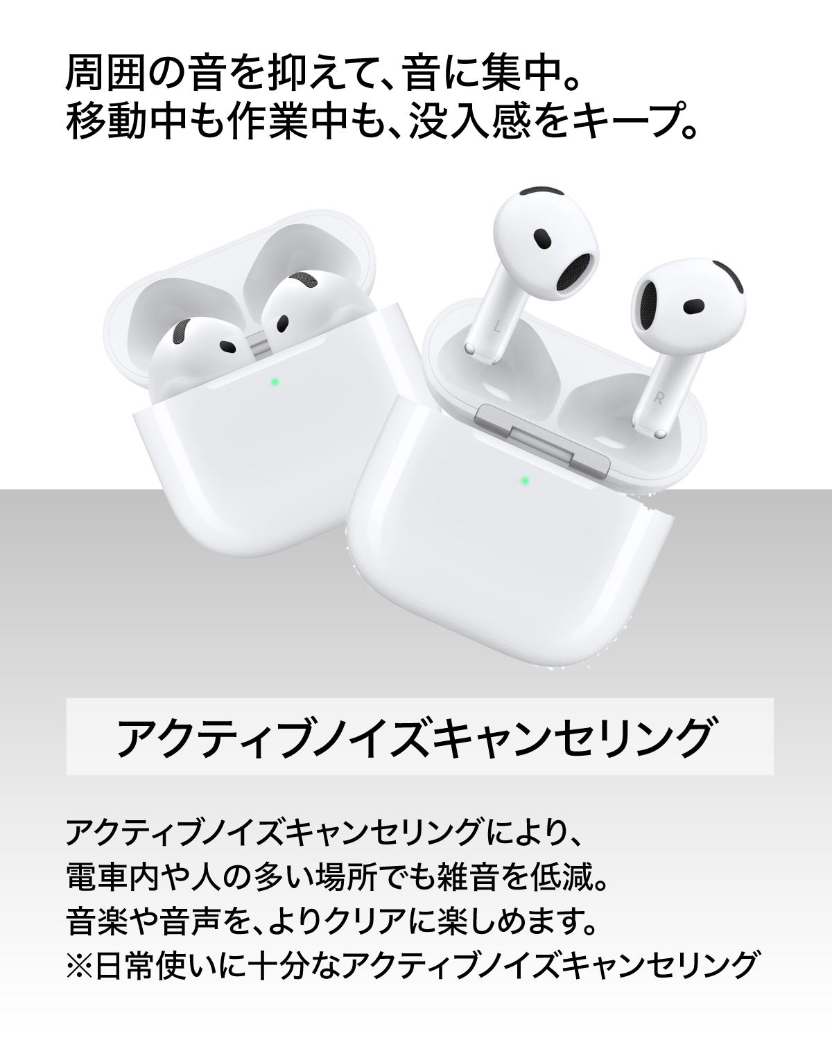 Apple 中古 AirPods G4 第4世代 エアポッズ エアポッド ANC ノイズ