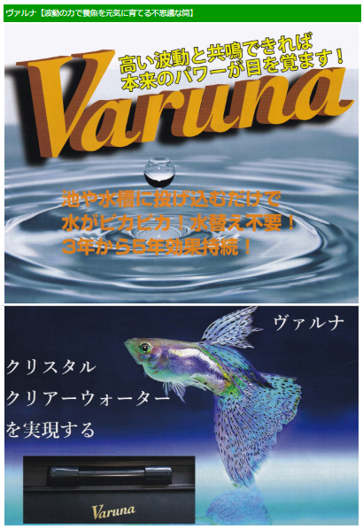 ヴァルナ・ミニ 水槽用 約8cm【Varuna・mini 8cm】養魚用水槽の水質