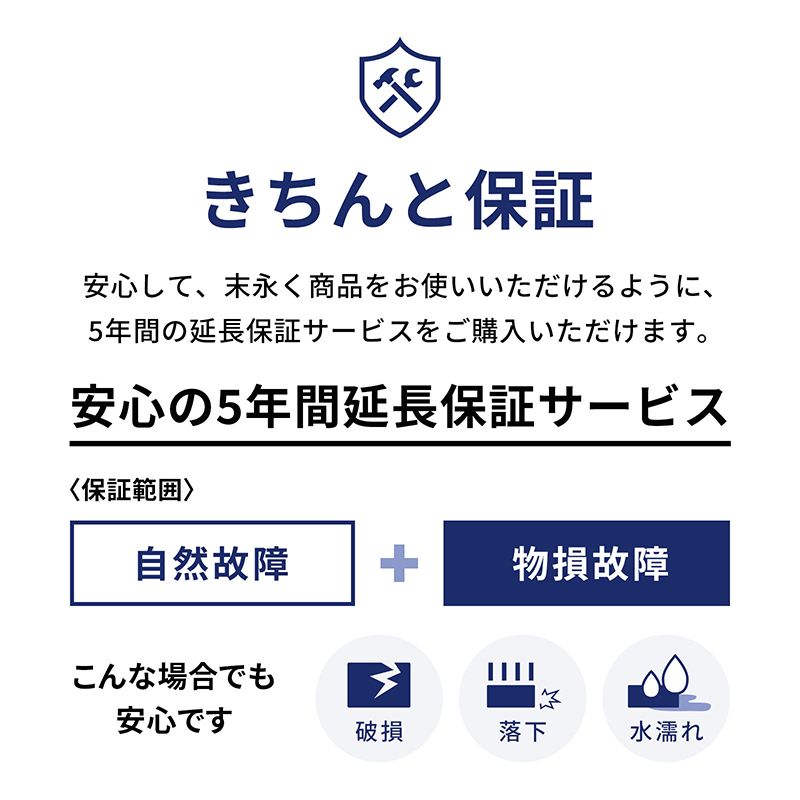きちんと保証