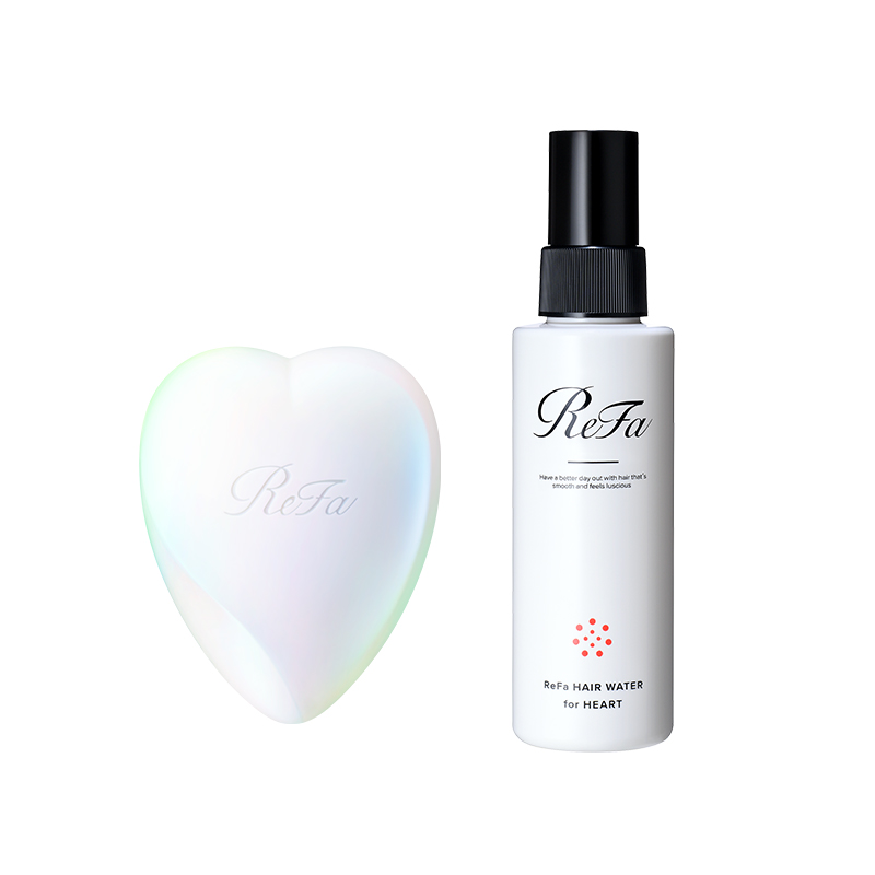 【美品】ReFa ヘアブラシ ホワイト ギフトバッグ付き ReFa 【ギフトに最適！】リファエールブラシ+ショッパーSセット