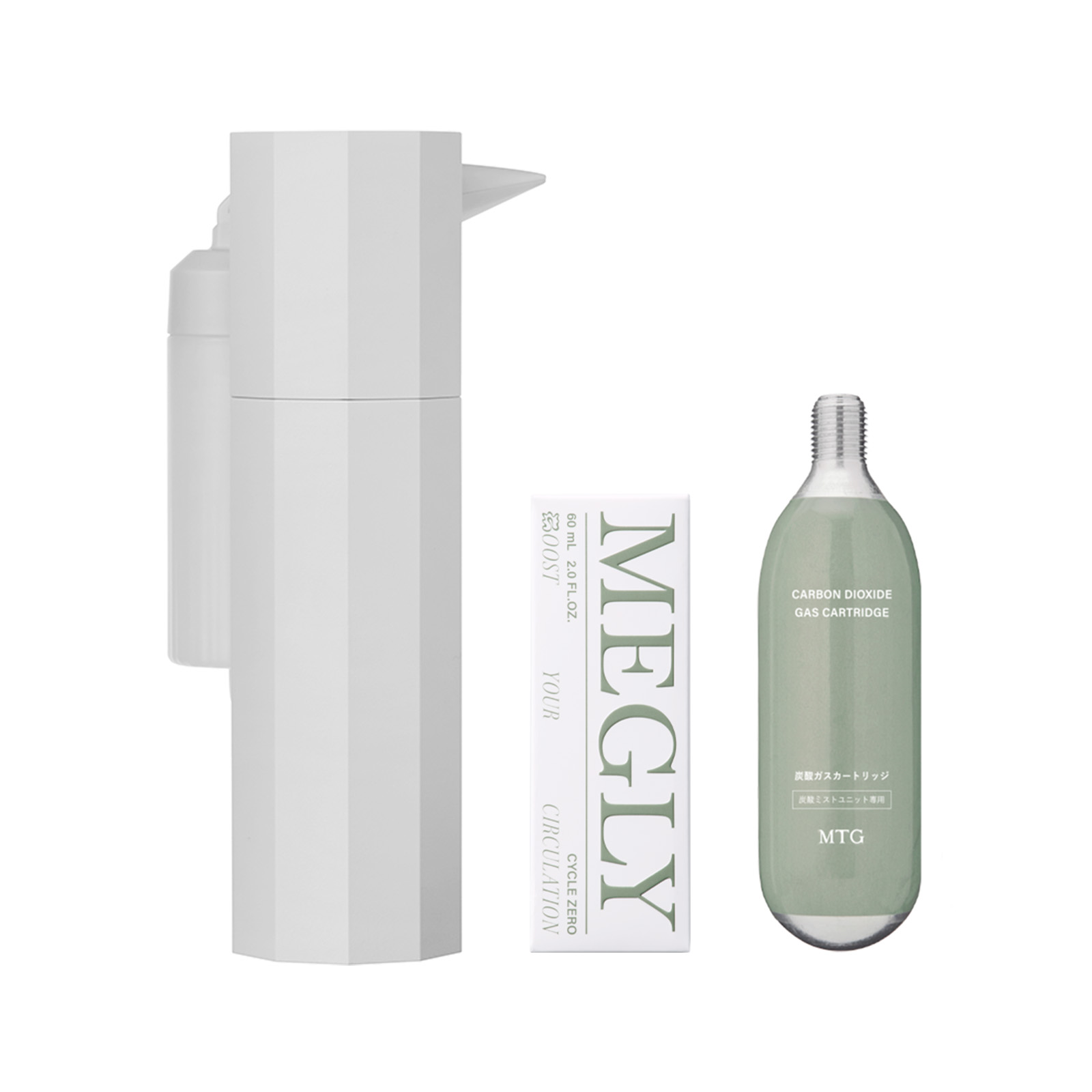 First MEGLY 美顔器 カーボンデオキシドガスカートリッジ付き メグリー スターターキット : MTGYahoo!ショッピング店 - 通販 - Yahoo