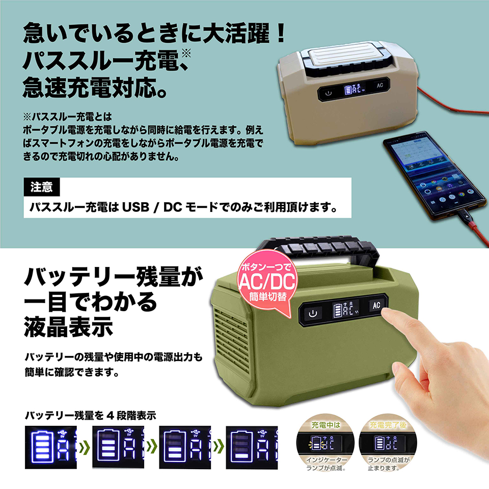 再×14入荷 ⭐️故障しにくい❣最大7台同時に給電OKのパワフルさ