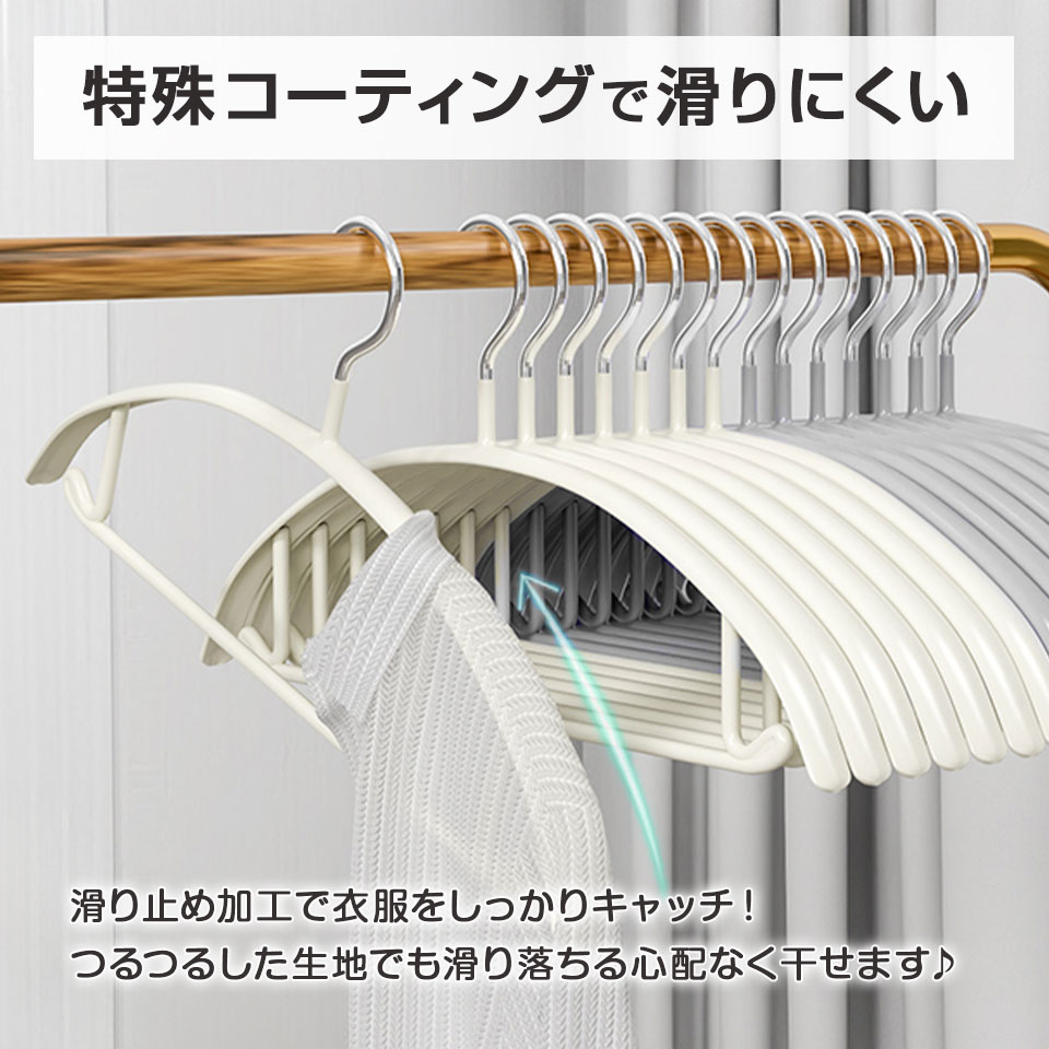 シルバー　ハンガー  滑り止め付き　110本セット 61II4MrUAbL._UF350,350_QL50_.jpg