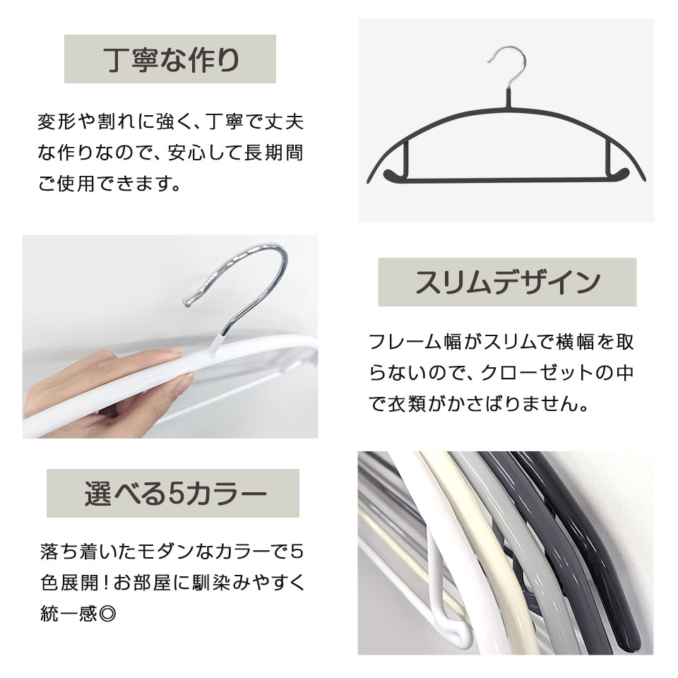 シルバー　ハンガー  滑り止め付き　110本セット 61II4MrUAbL._UF350,350_QL50_.jpg